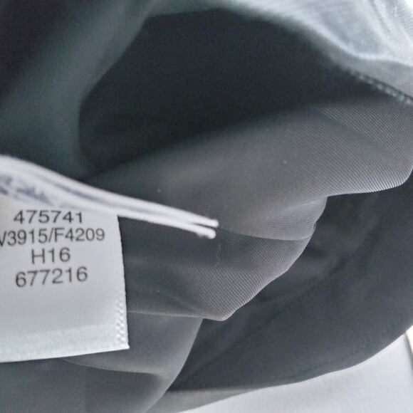 Canvas By Lands End Black White Stripe Pleated Skirt Size 10 - Picture 7 of 7